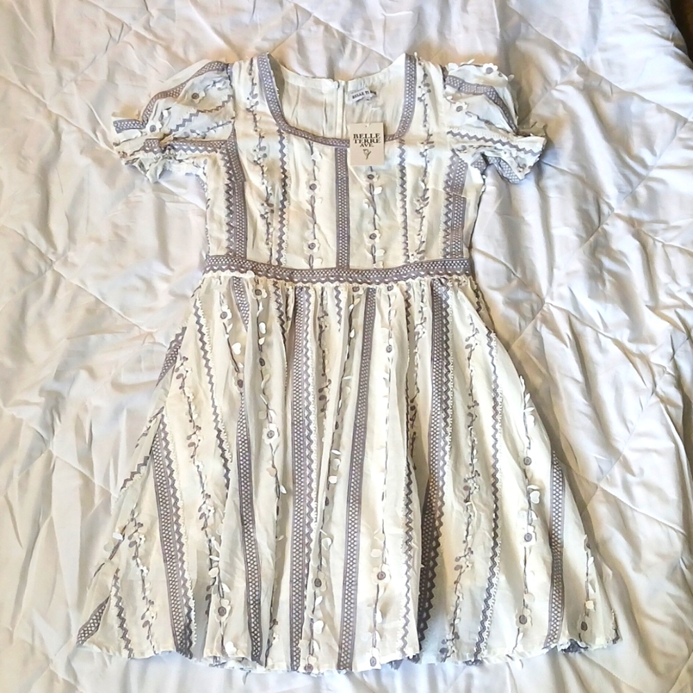 Belle Terre Size Small Grey Dress